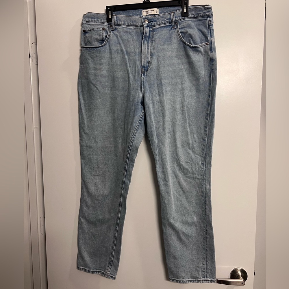 Abercrombie and Fitch the 90s slim straight ultra high-rise